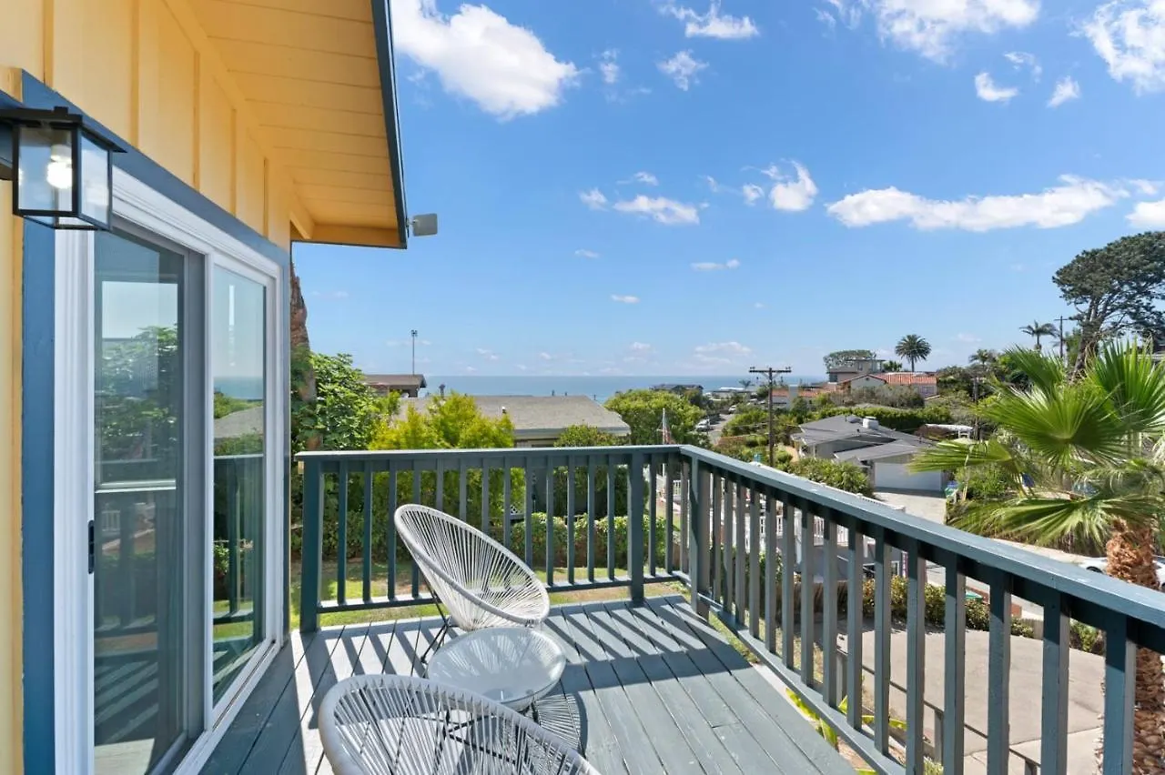 Lovely Ocean View Beach House 3br Sleeps 9 * San Diego