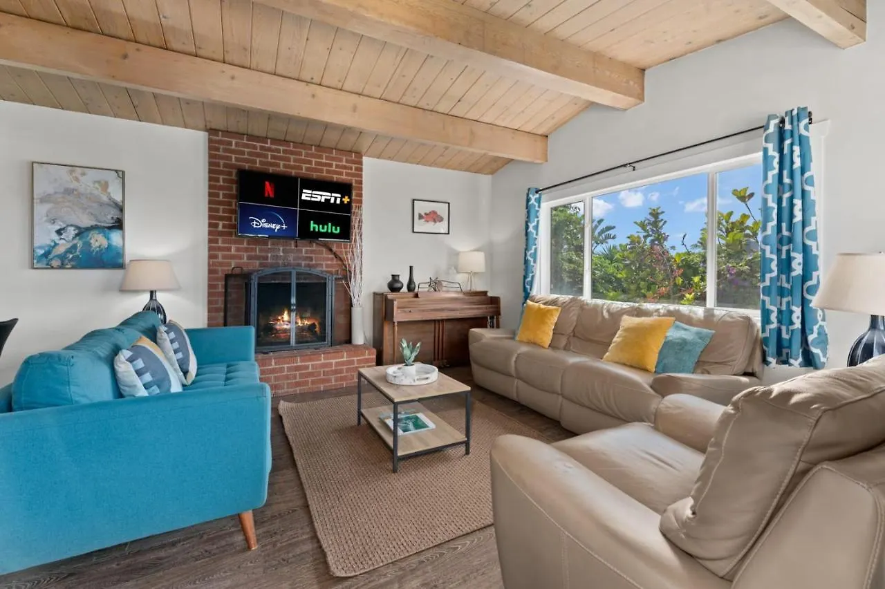 Ferienhaus Lovely Ocean View Beach House 3br Sleeps 9