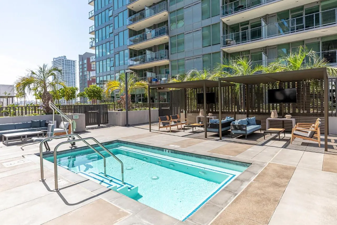 Apartmán Gaslamp 2br W Gym Sauna Wd Nr Shops San-1 San Diego