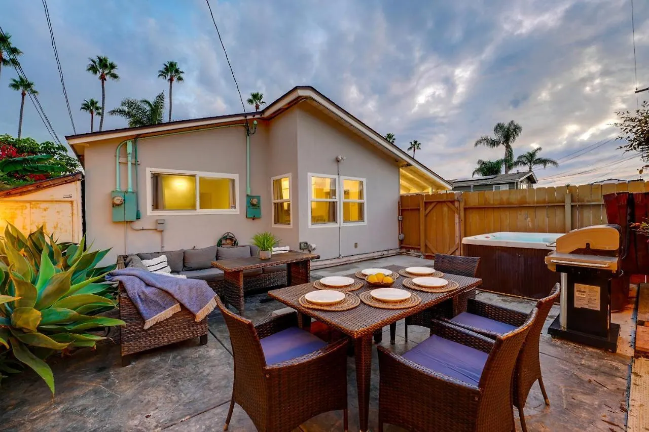 Pacific Paradise - Large Patio, Hot Tub, Short Walk To Beach, & Parking San Diego