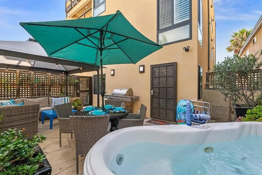 La Jolla Seaside Dream W Private Patio & Jacuzzi Apartment San Diego