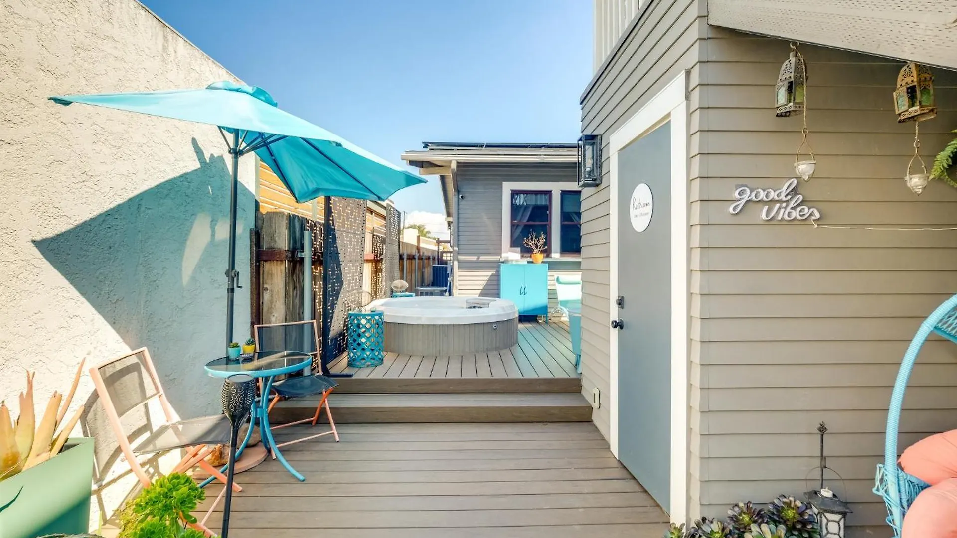 With Patio And Hot Tub