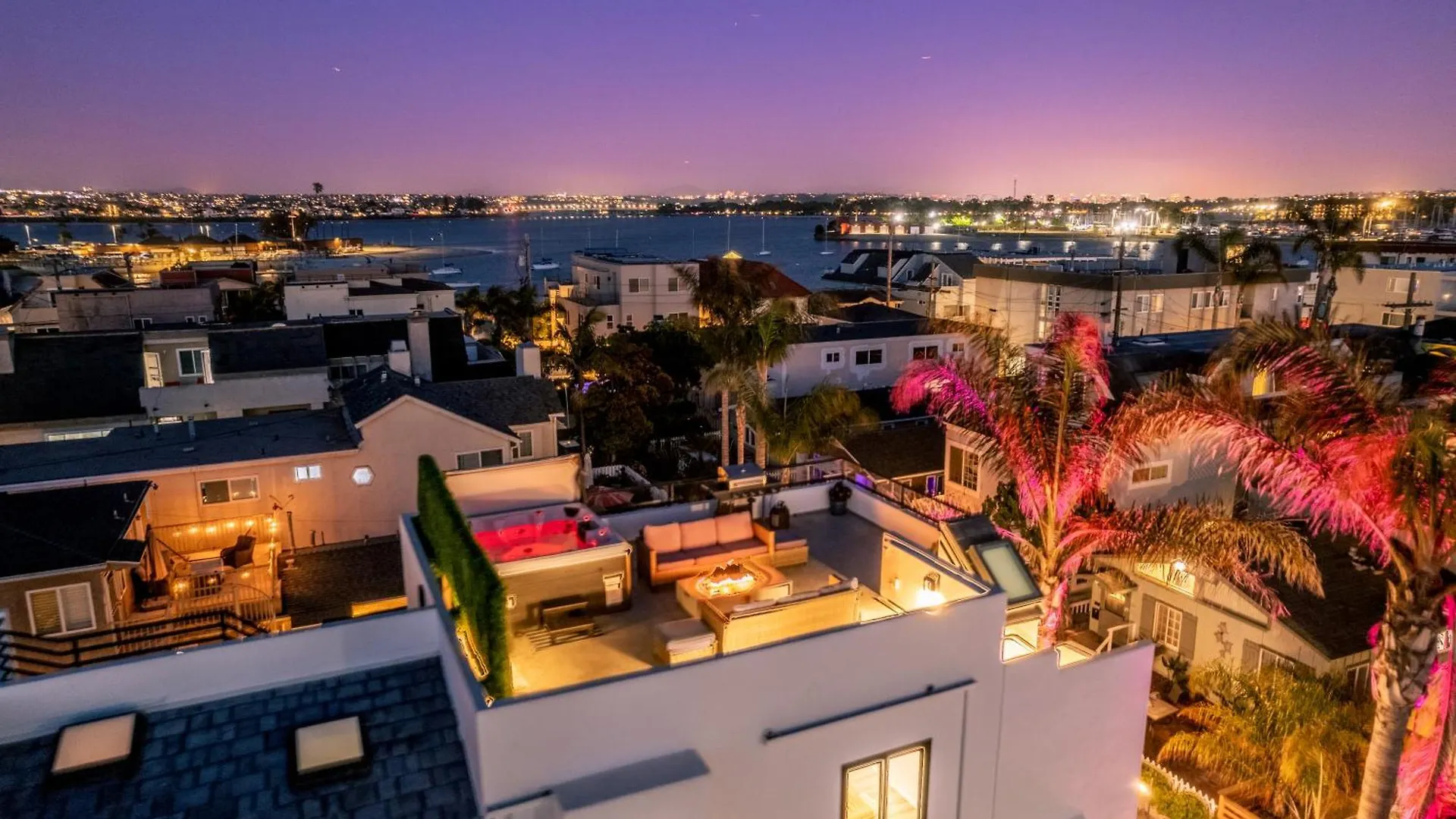 Ocean & Bay Panorama 4 Levels Rooftop With Hot Tub Holiday home San Diego