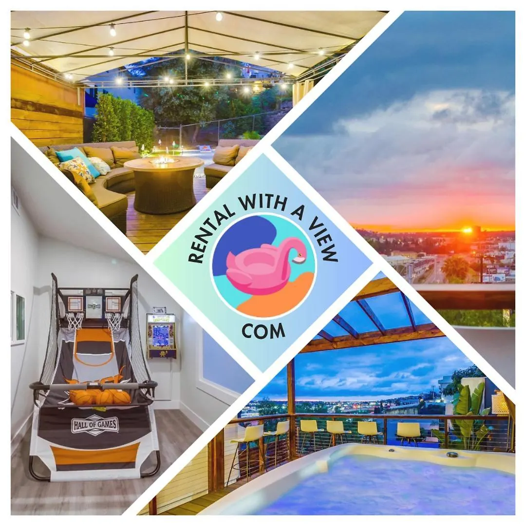 New! Great Escape 3 W/ Views, Hot Tub, Games, Safari Tent, Golf Holiday home San Diego