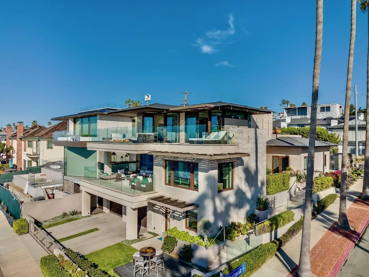 Luxury Beachfront With Hot Tub & Ocean Views סן דייגו