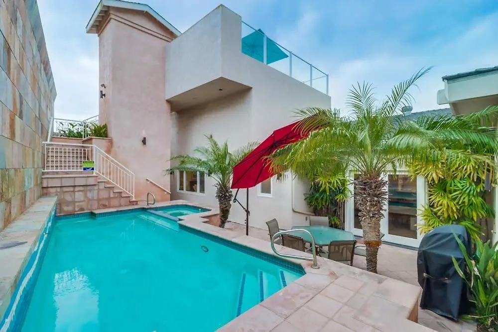 Hébergement de vacances Ocean & Bay Views Pool & Hot Tub Rooftop Patio San Diego