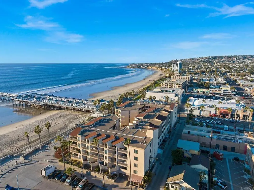 شقة Penthouse At Pacific Crystal Pier سان دييغو