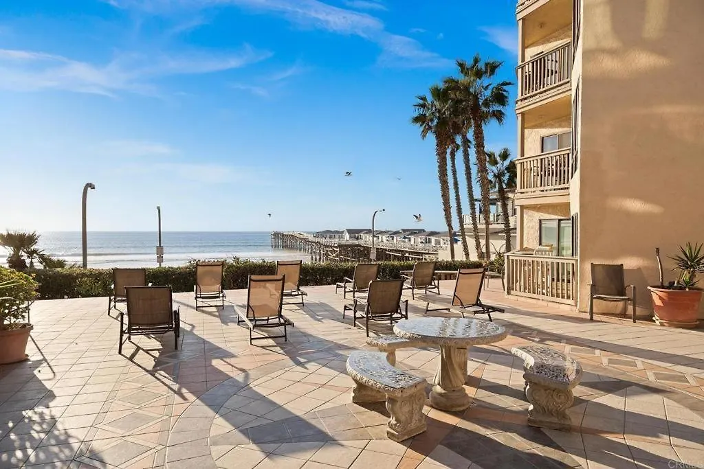 شقة Penthouse At Pacific Crystal Pier سان دييغو