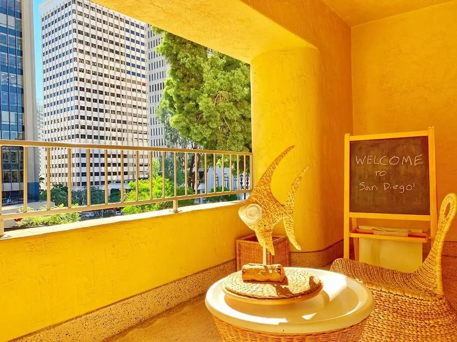 דירה Artistic Paradise Studio With Balcony Near Downtown San Diego! Perfect For Travelers And Couples!