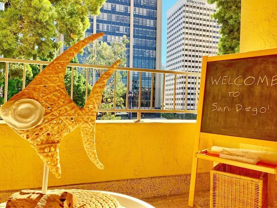 דירה Artistic Paradise Studio With Balcony Near Downtown San Diego! Perfect For Travelers And Couples! *
