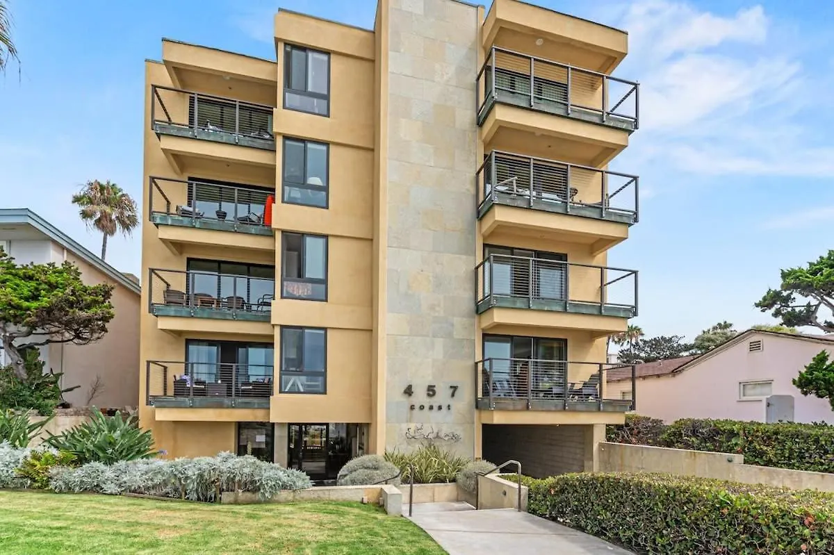 La Jolla Seaside Dream W Private Patio & Jacuzzi 公寓 *