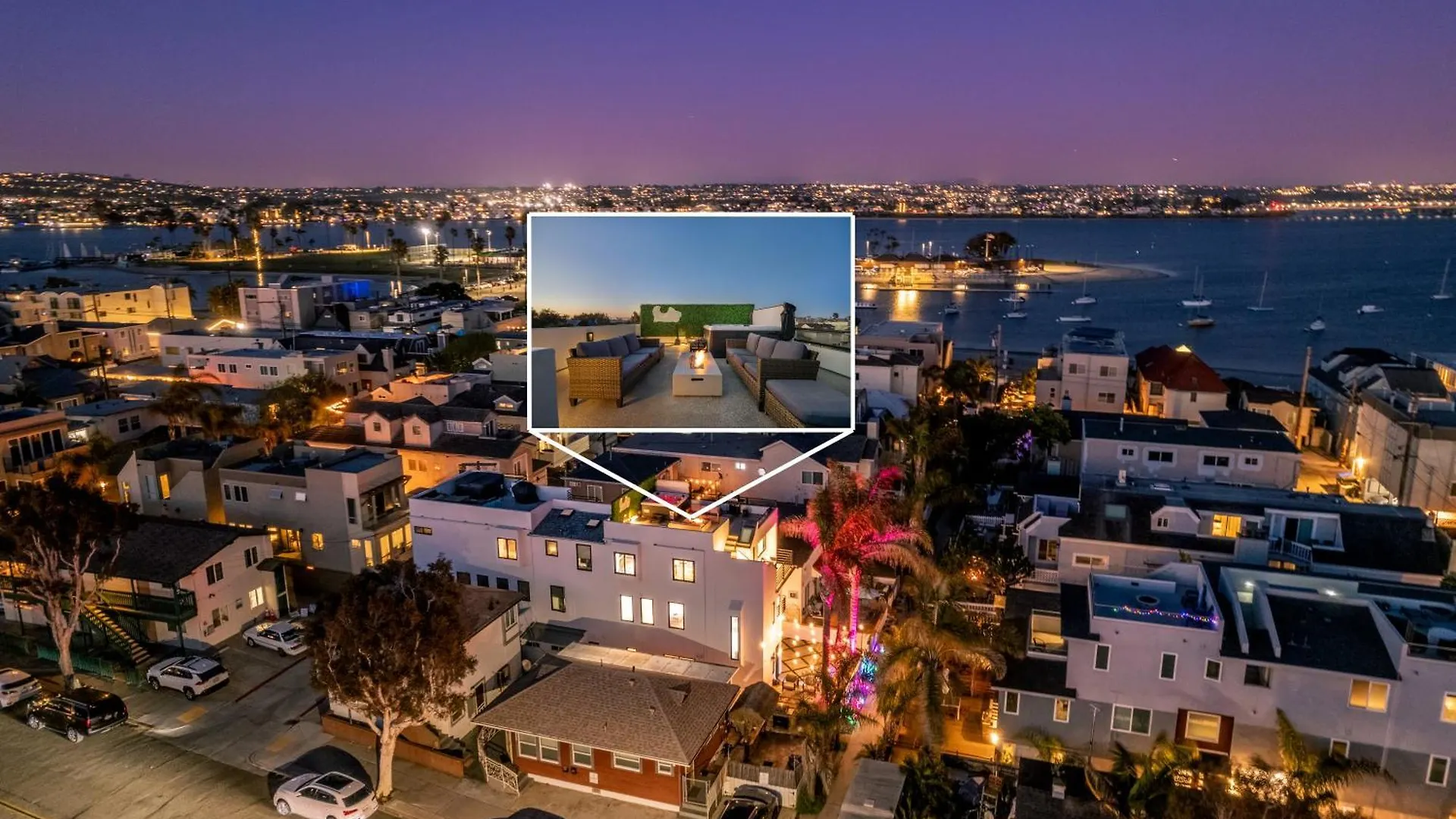 Ocean & Bay Panorama 4 Levels Rooftop With Hot Tub Casa vacanze San Diego